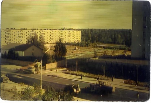 СТАРАЯ БАЛАШИХА
1974 год. Вид из окна 5-го этажа, проспект Ленина,..
