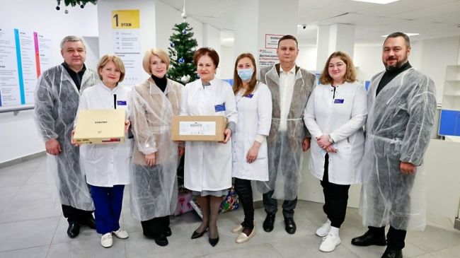 Новое оборудование передали в мытищинскую поликлинику №..