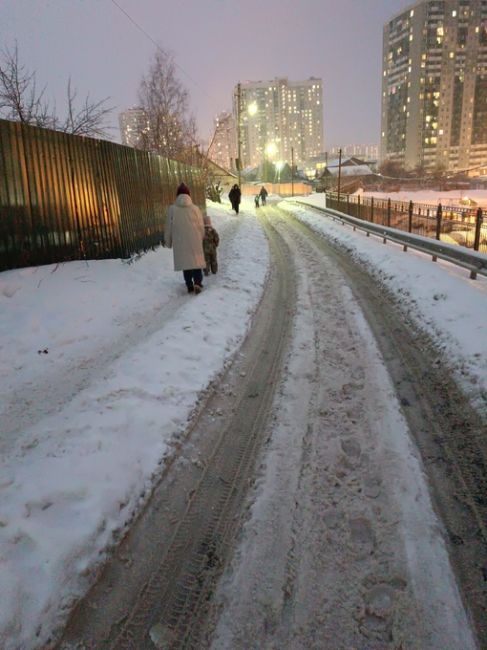 Прошу принять меры по расчистке от снега дороги по улице Крайняя...