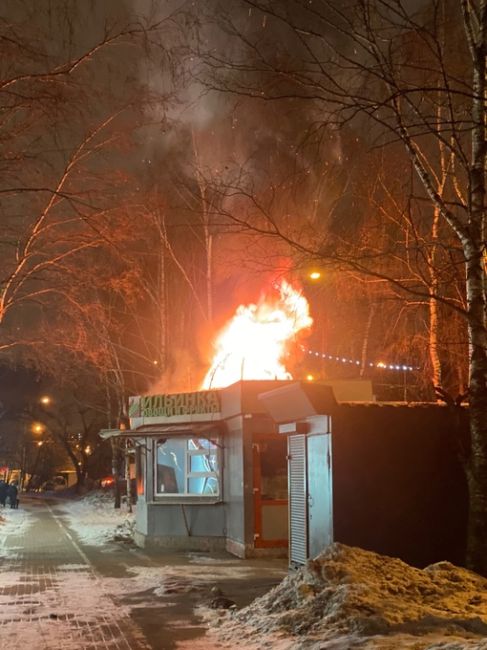 ❗️В районе остановки «улица Лавочкина» вспыхнул один из..