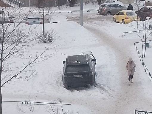 В Новой Трёхгорке водитель решил не париться и припарковался..