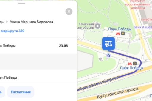 Очередь на 339 автобус в Москве («Парк Победы») начинается прямо из..