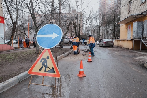 Дорожные службы Химок перешли на весенний период работы..