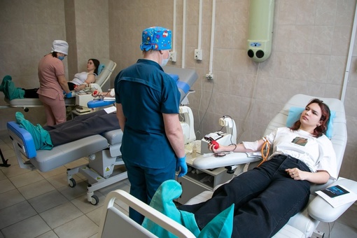 ❤ В отделение переливания крови Коломенской больницы..