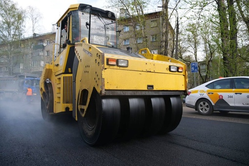 В городском округе Люберцы продолжается ремонт автомобильных..