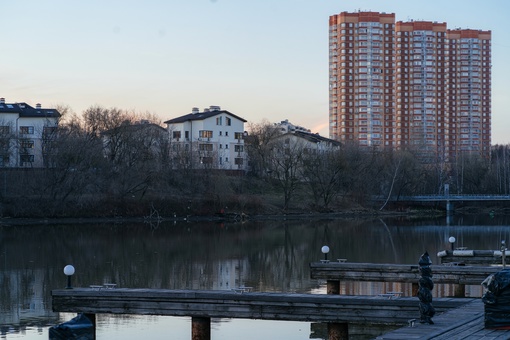 Прогулка по закатным Химкам..