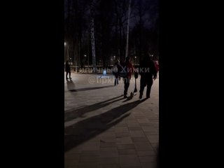 Внезапный вечерний концерт в парке Толстого..