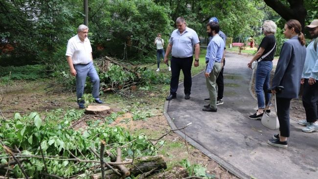 Качество новых пешеходных дорожек проверили во дворах..