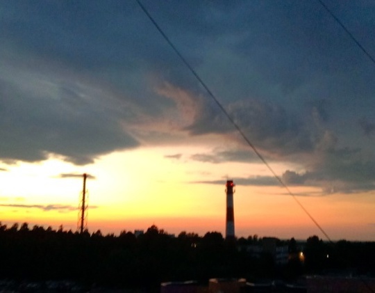 Какие же красивые закаты в Одинцово..