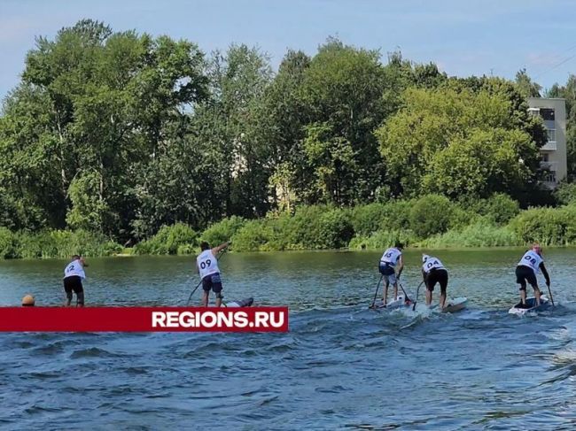 Победившие на соревнованиях в Пушкино серферы представят..