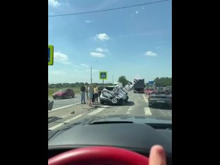 Массовая авария на Ярославском шоссе в районе Сергиева Посада по..