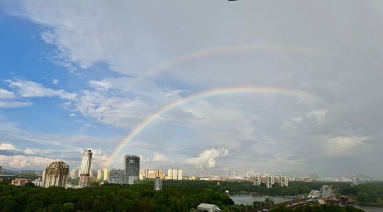 Двойная 🌈🌈 над..