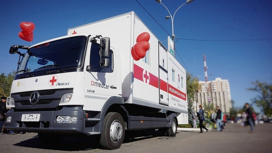 В августе на Центральной площади можно пройти диспансеризацию..