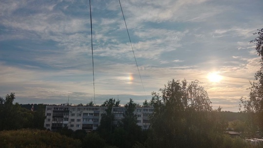 Вот такая красота была сегодня в городе..