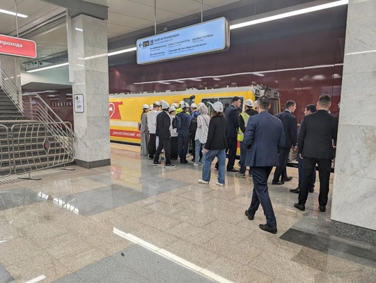 🚇Сергей Собянин сегодня провел технический запуск участка метро от станции..