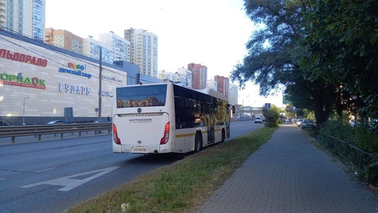 Автобусов нет, а этот просто стоит..