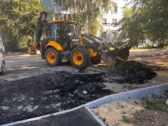 🚜 На улице Малышева в Коломне завершается благоустройство..