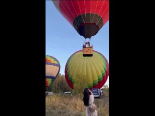 Около деревни Ерыково под Дмитровом сегодня запускали в небо воздушные шары..