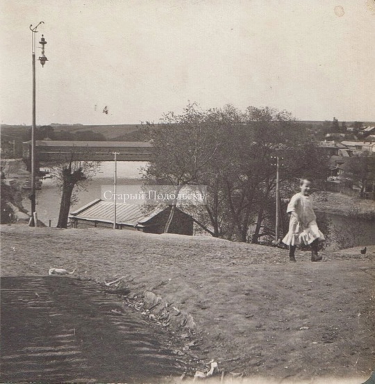 Подольск, 📆 1909 г., вид на улицу Набережную, позже переименованную..