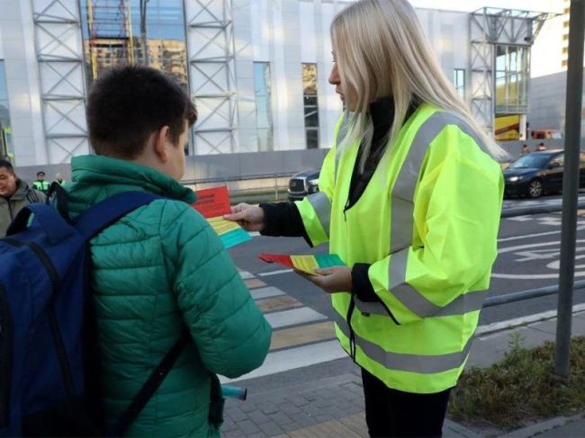 Как в Мытищах заботятся о безопасности юных пешеходов на..