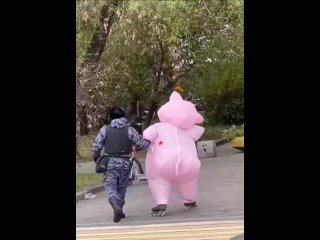 🐷В Москве задержан особо опасный преступник, однако ему удалось..