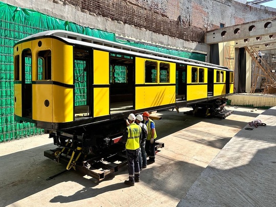 🚇Вагон метро 1927 года отреставрировали в Москве

Он эксплуатировался на линии..