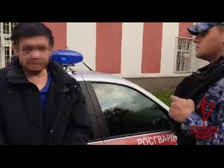 В Люберцах росгвардейцы задержали злостного неплательщика..